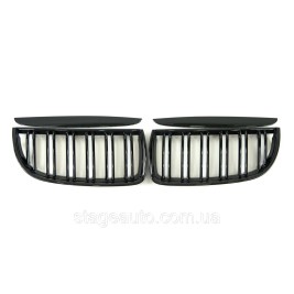 Ноздри на BMW 3 Series E90 / E91 2005-2008 год Черные Глянцевые ( Двойные M-Look )