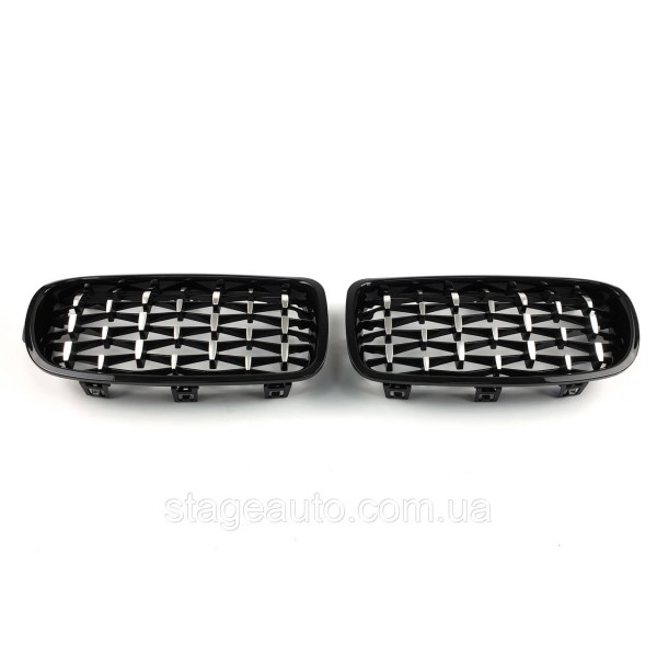 Ноздри на BMW 3 Series F30 / F31 / F35 2012-2018 год Diamond Silver