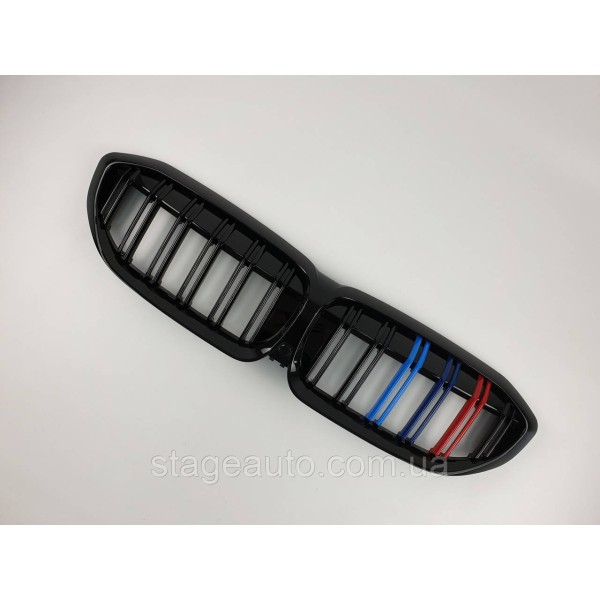 Ноздри на BMW 3 Series G20 / G21 2018-2020 год M-color ( Двойные M-Look )