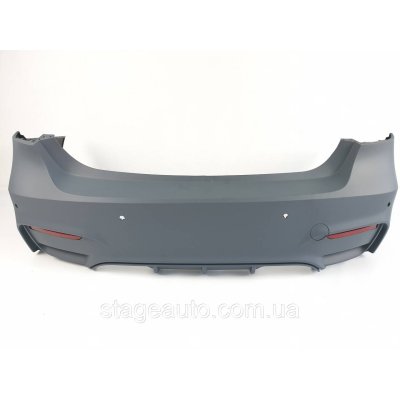 Задній бампер на BMW 3 Series F30 2012-2018 рік (в стилі M3 F80)