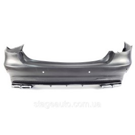 Задний бампер на Mercedes E-Class W212 2013-2016 год ( в стиле E63 AMG )