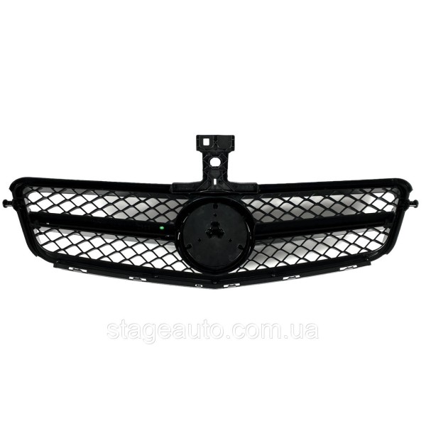 Решетка радиатора на Mercedes C-Class W204 2007-2014 года ( SL Black W/Moulding )