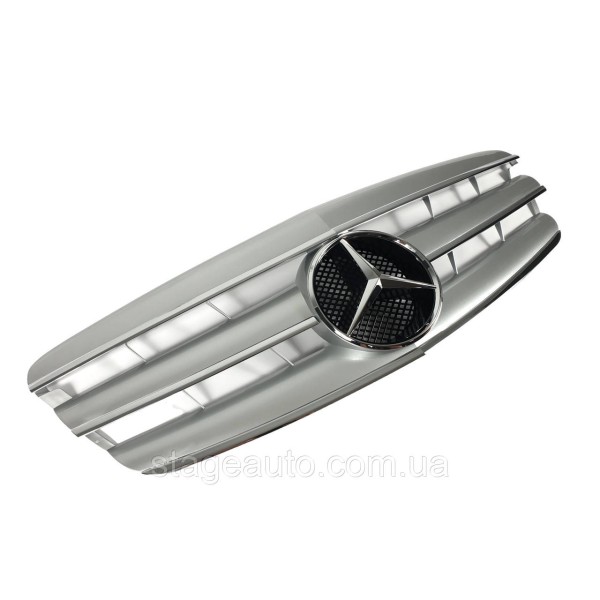 Решетка радиатора на Mercedes S-Class W221 2005-2009 года ( CL Silver )