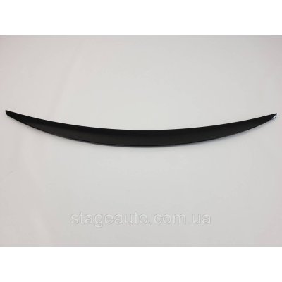 Спойлер сабля на крышку багажника Mercedes E-Class W213 2016-2020 год ( Черный Глянец )