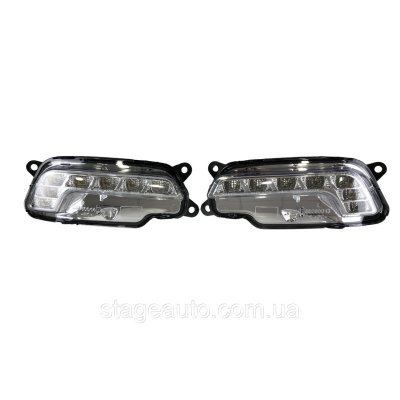 Денні ходові вогні DRL Mercedes E-class W212 2009-2013год 2128200856-2128200756
