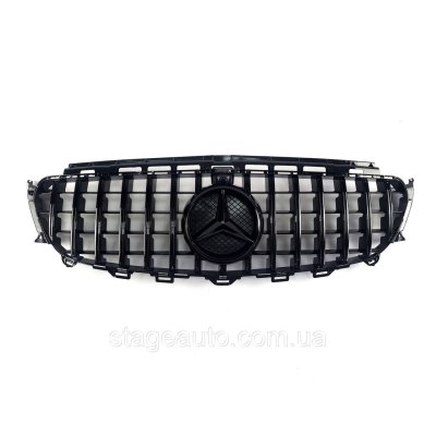 Radiator grille for Mercedes E-Class W213 2016-2020 GT Panamericana ( Black )