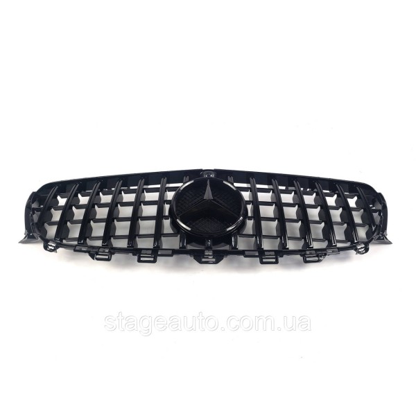 Radiator grille for Mercedes E-Class W213 2016-2020 GT Panamericana ( Black )