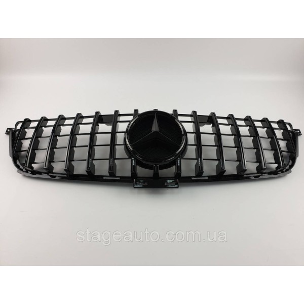 Решетка радиатора на Mercedes ML-Class W166 2011-2015 год GT Panamericana ( Черная глянцевая )