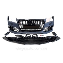 Передний бампер на Audi A7 4G8 2010-2014 год ( В стиле Audi RS7 V2 )