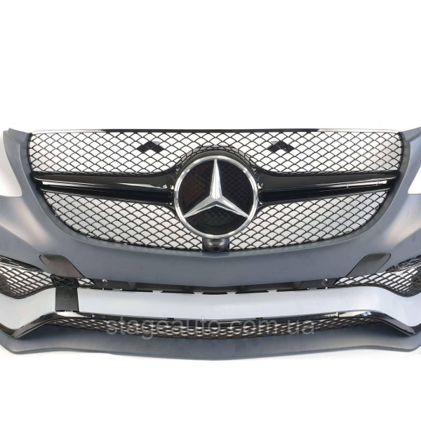 Комплект обваги на Mercedes GLE-Class W166 2015-2018 рік (у стилі GLE63 AMG)