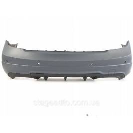 Задний бампер на Mercedes C-Class W204 2007-2014 год ( в стиле C63 AMG )