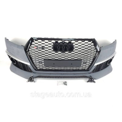 Передній бампер в стилі RS на Audi Q7 4M 2015-20 рік