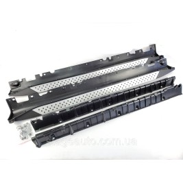 Боковые подножки ( пороги ) на BMW X5 E70 2007-2013 год