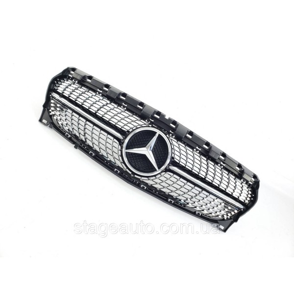 Решетка радиатора Mercedes CLA-Class W117 2017-2019год Diamond Black
