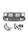 Передний бампер на Mercedes G-Class W463 1990-2018 год ( стиль AMG G63 рестайлинг 2018+ )