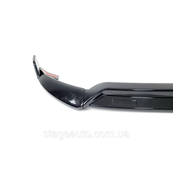 Передняя губа юбка на Mercedes GLC-Class X253 2015-2019 год ( Черная глянцевая )