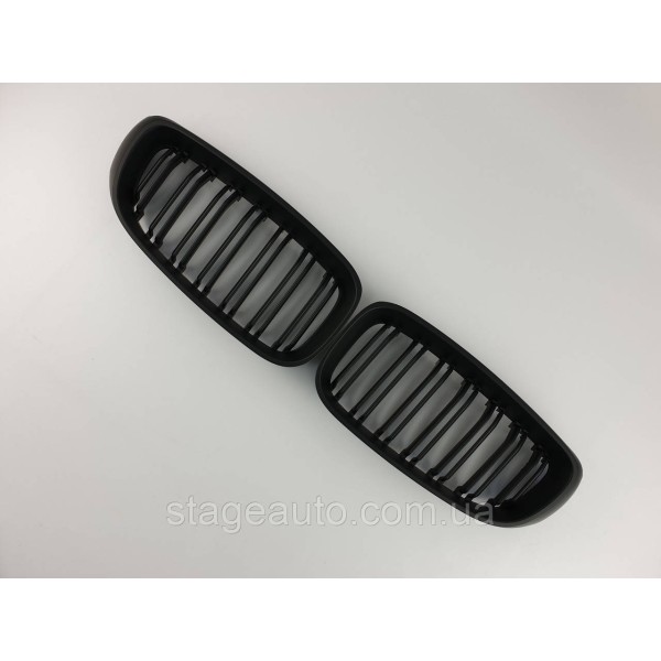 Ноздри на BMW 3 Series F34 GT 2013-2019 год Черные Матовые ( Двойные M-Look )