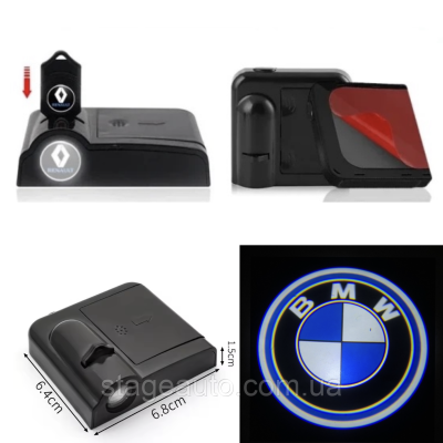 Проектор підсвічування логотипу для дверей з логотипом BMW БМВ