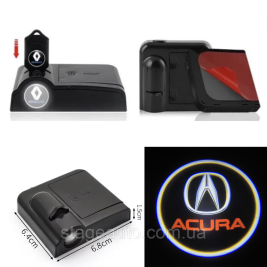 Проектор підсвічування логотипу для дверей з логотипом ACURA АКУРА