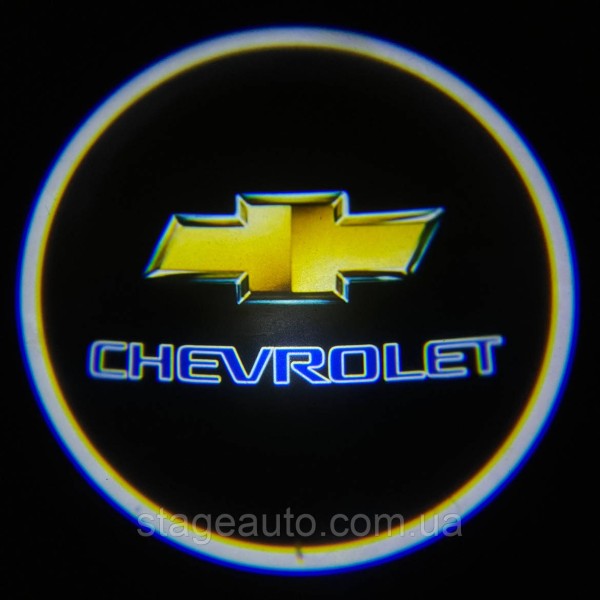 Проектор подсветки логотипа для дверей с логотипом CHEVROLET ШЕВРОЛЕ