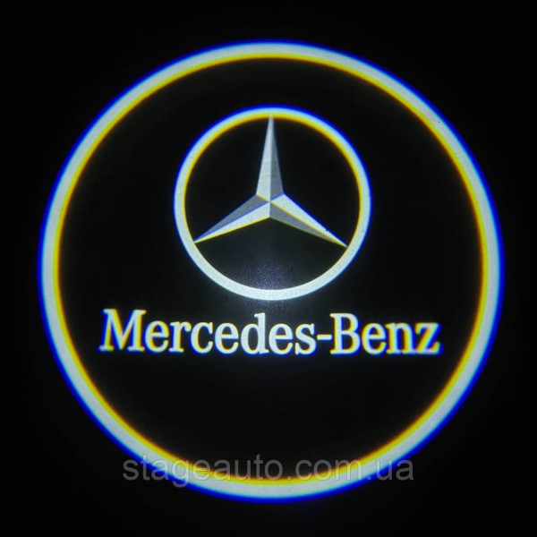 Проектор подсветки логотипа для дверей с логотипом MERCEDES BENZ МЕРСЕДЕС