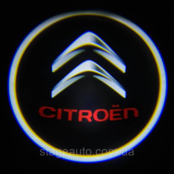 Проектор подсветки логотипа для дверей с логотипом CITROEN СИТРОЕН