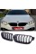 Решетка ноздри BMW БМВ 4 series F32, F33, F36, F80, F82 Черный Глянец 2 ребра Двойные M-Look
