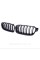 Решетка ноздри BMW БМВ 4 series F32, F33, F36, F80, F82 Черный Глянец 2 ребра Двойные M-Look