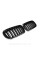 Решетка ноздри BMW БМВ X6 X5 series F16, F15 Черный Глянец 2 ребра Двойные M-Look
