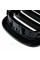 Решетка ноздри BMW БМВ X6 X5 series F16, F15 Черный Глянец 2 ребра Двойные M-Look