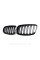Решетка ноздри BMW БМВ X5 X6 series E70, F71 Черный Глянец 2 ребра Двойные M-Look
