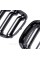 Решетка ноздри BMW БМВ 3 series E90, E91, E92, E93 Черный Глянец 2 ребра Двойные M-Look
