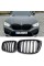 Решетка ноздри BMW БМВ X3 X4 series G01, G02 Черный Глянец 2 ребра Двойные M-Look