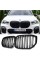 Решетка ноздри BMW БМВ X5 series G05 Черный Глянец 2 ребра Двойные M-Look