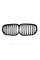 Решетка ноздри BMW БМВ X5 series G05 Черный Глянец 2 ребра Двойные M-Look