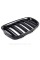 Решетка ноздри BMW БМВ 7 series F02, F01 Черный Глянец 2 ребра Двойные M-Look