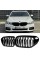 Решетка ноздри BMW БМВ 5 series G30, G31 2017-2020 Черный Глянец 2 ребра Двойные M-Look