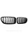 Решетка ноздри BMW БМВ 5 series F11, F10 Черный Глянец 2 ребра Двойные M-Look