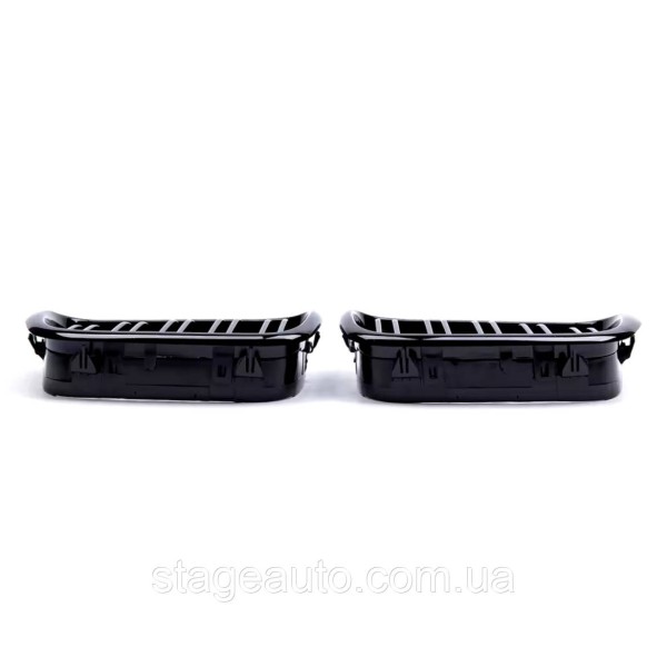 BMW kidney grille BMW 5 series E39 wagon, sedan Black Gloss 2 ribs Double M-Look