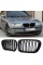 Решетка ноздри BMW БМВ 3 series E46 FL универсал,седан Черный Глянец 2 ребра Двойные M-Look