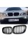 Решетка ноздри BMW БМВ 5 series E53 2000-2003 Черный Глянец 2 ребра Двойные M-Look