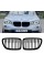 Решетка ноздри BMW БМВ X1 series E84 Черный Глянец 2 ребра Двойные M-Look