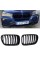 Решетка ноздри BMW БМВ X3 series F25 Черный Глянец 2 ребра Двойные M-Look