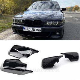 Накладки на зеркала M-performance BMW БМВ 5 series E39 универсал, седан Черный глянец