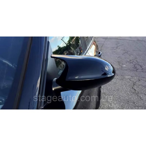 Накладки на зеркала M-performance BMW БМВ 1 series E81 E82 E87 E88 Черный глянец