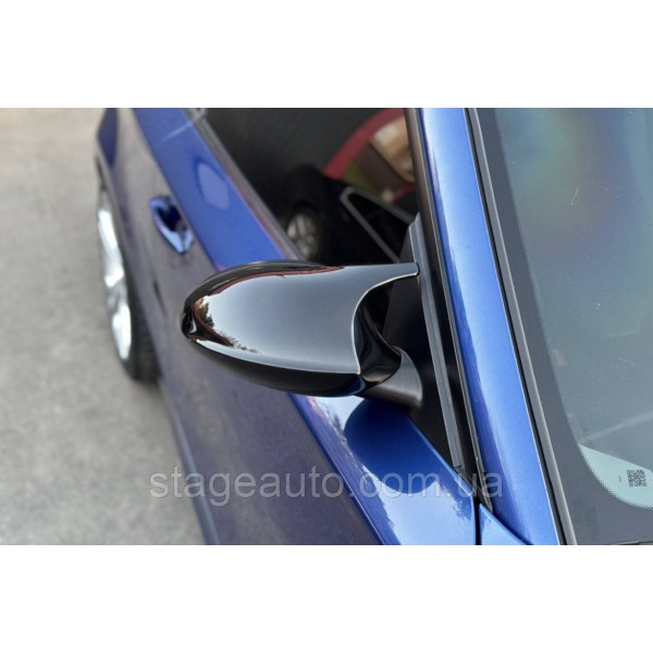 Накладки на зеркала M-performance BMW БМВ 3 series E90 E91 E92 E93 Черный глянец
