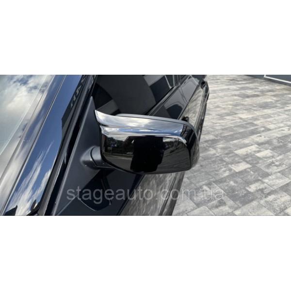 Накладки на зеркала M-performance BMW БМВ 5 series E63 E64 Черный глянец