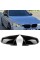 Накладки на зеркала M-performance BMW БМВ 3 series F30 F31 Черный глянец