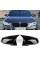 Накладки на зеркала M-performance BMW БМВ 3 series F31 F30 Черный глянец