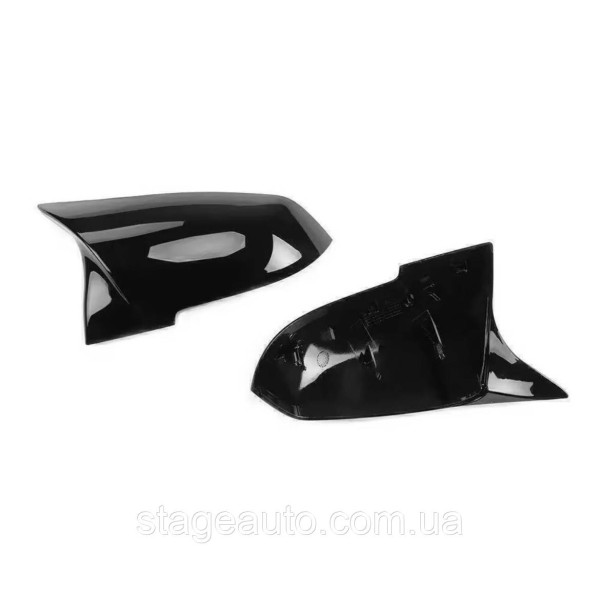Накладки на зеркала M-performance BMW БМВ 6 series F12 F13 F06 Черный глянец